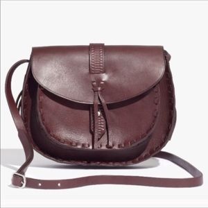 Madewell Asheville leather boho saddle bag